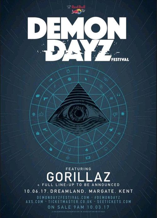 Gorillaz: Demon Dayz Festival 2017 official movie poster