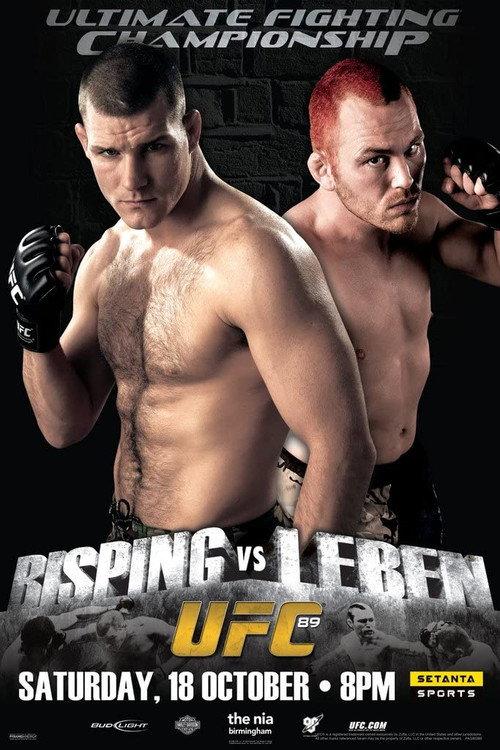 UFC 89: Bisping vs. Leben 2008 official movie poster