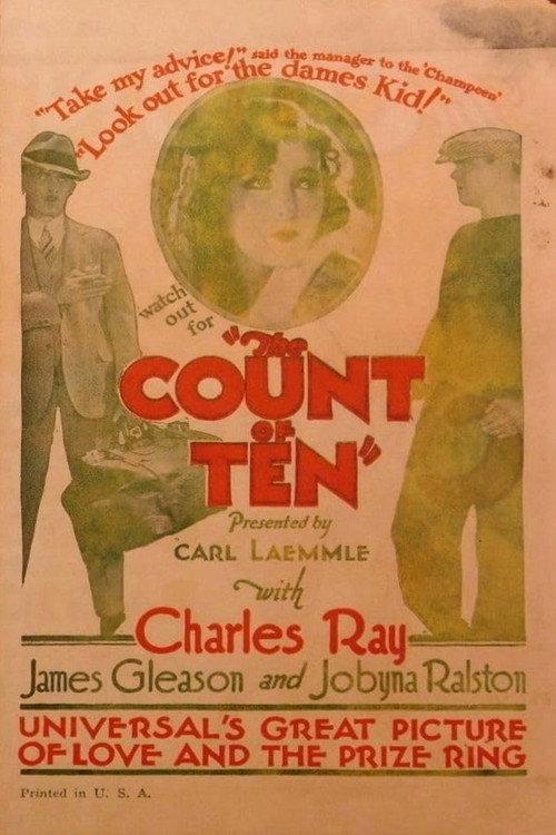 The Count of Ten 1928 official movie poster
