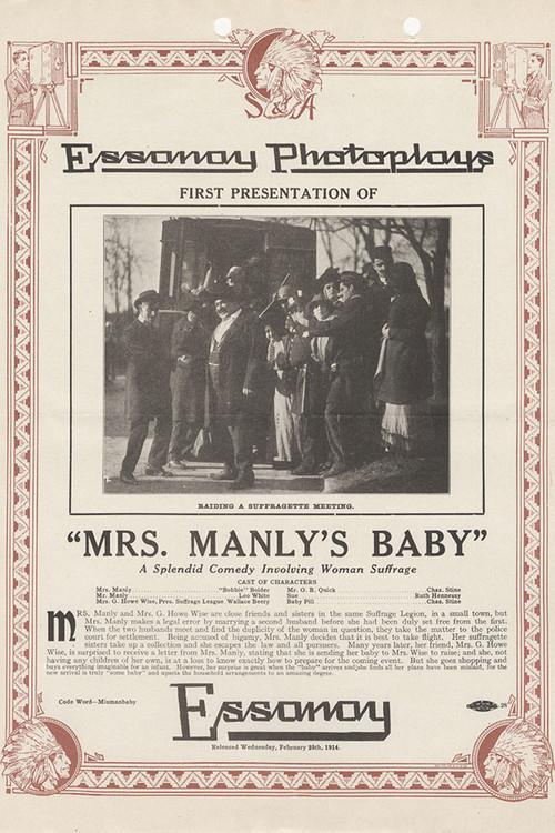 Mrs. Manly's Baby 1914 official movie poster