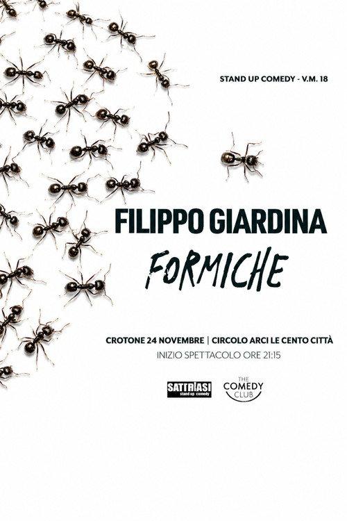 Filippo Giardina: Formiche 2020 official movie poster