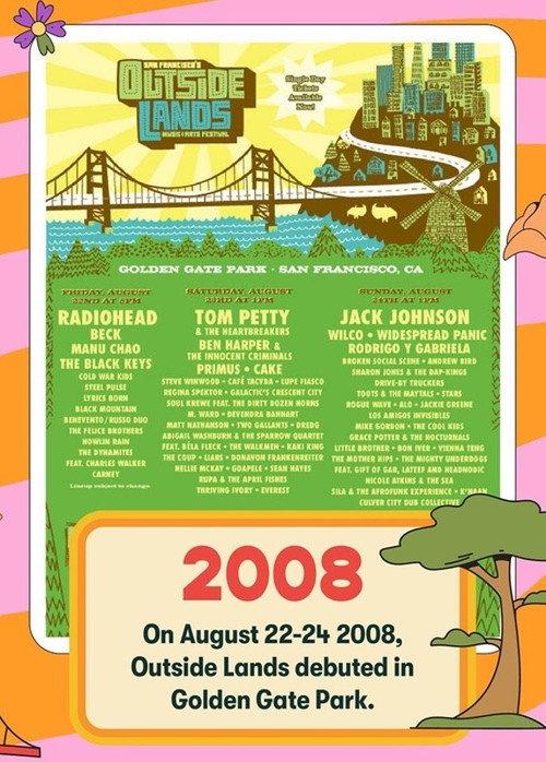 Radiohead: Outside Lands 2008 2008 official movie poster