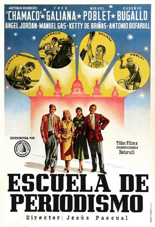 Escuela de periodismo 1956 official movie poster