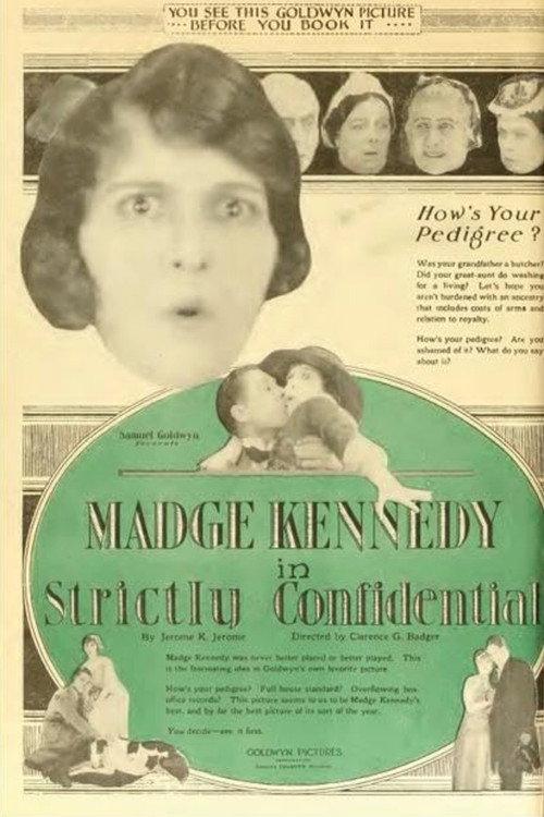 Strictly Confidential 1919 official movie poster