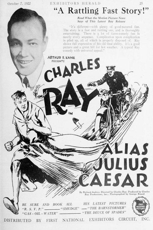 Alias Julius Caesar 1922 official movie poster