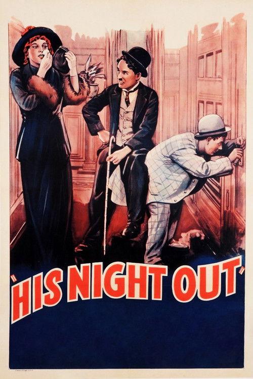 A Night Out 1915 official movie poster