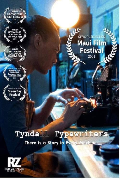 Tyndall Typewriters 2021 official movie poster