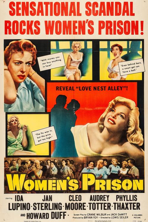 Women's Prison 1955 official movie poster