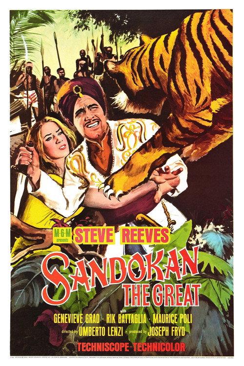 Sandokan the Great 1963 official movie poster