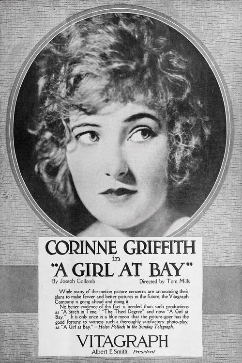 A Girl at Bay 1919 official movie poster