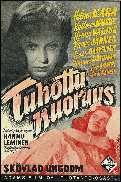 Tuhottu nuoruus 1947 official movie poster