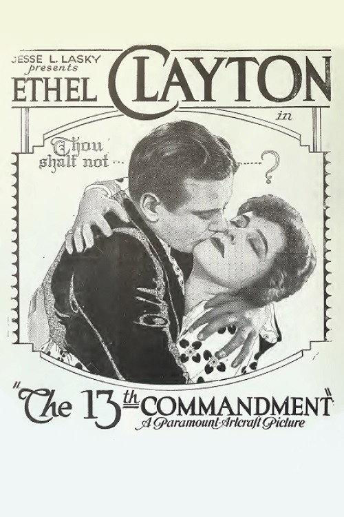 The 13th Commandment 1920 official movie poster