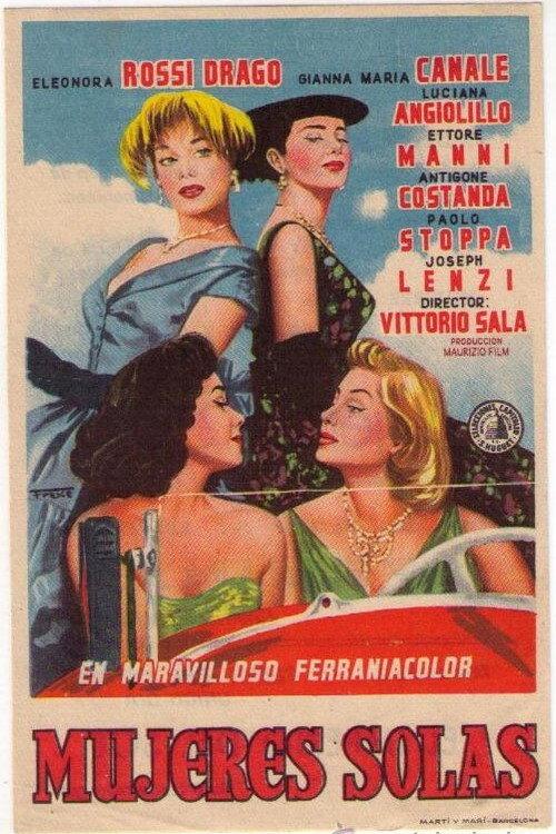 A Woman Alone 1955 official movie poster