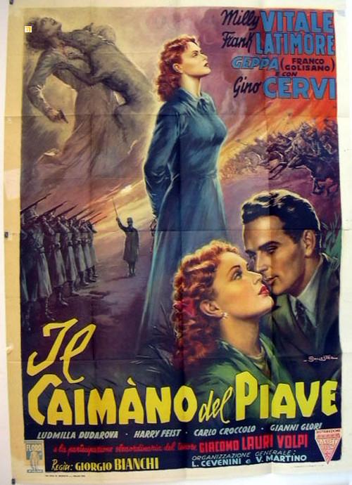 Il caimano del Piave 1951 official movie poster