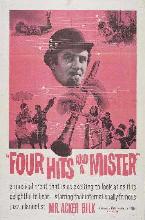 Four Hits and a Mister 1962 official movie poster