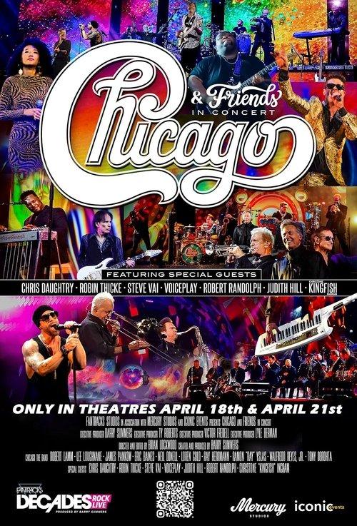 Chicago & Friends: Live At 55 2024 official movie poster