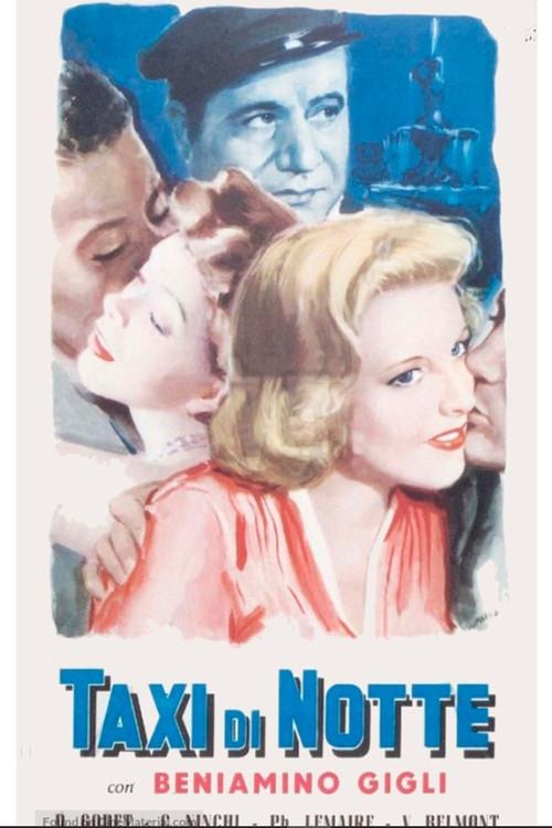 Taxi di notte 1950 official movie poster