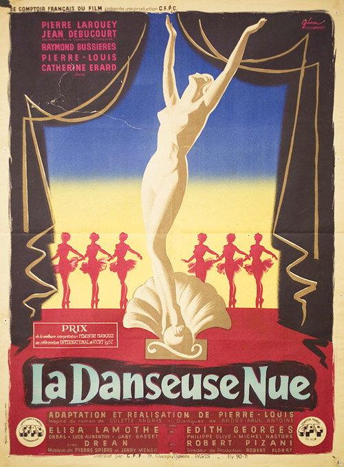 La Danseuse nue 1952 official movie poster