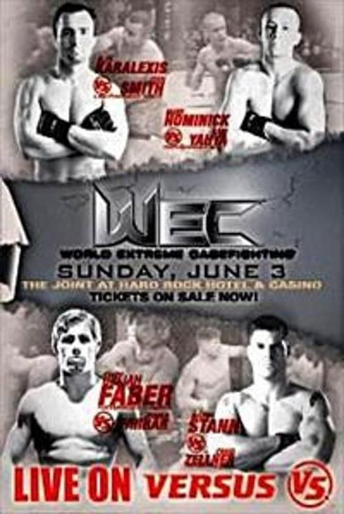 WEC 28: Faber vs. Farrar 2007 official movie poster
