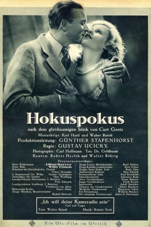 Hokuspokus 1930 official movie poster