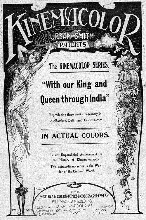 With Our King and Queen Through India 1912 official movie poster