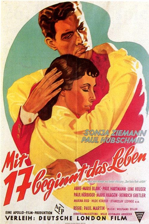 Mit siebzehn beginnt das Leben 1953 official movie poster