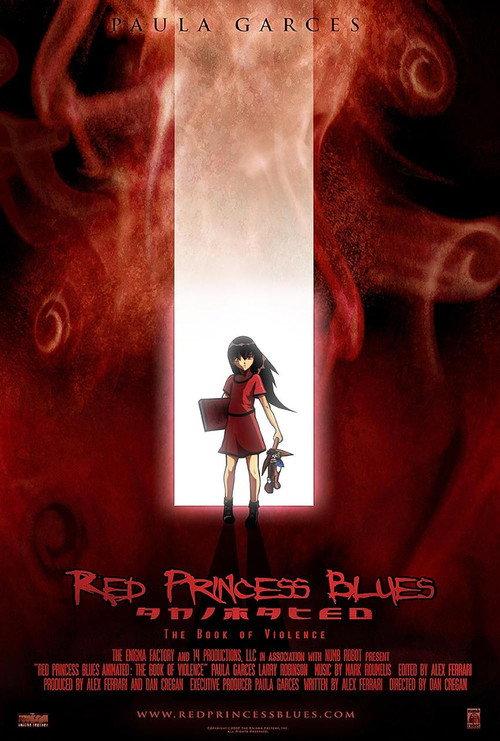 Red Princess Blues Animated: The Book of Violence 2007 official movie poster