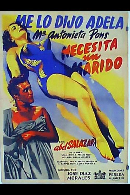 Necesito un marido 1955 official movie poster