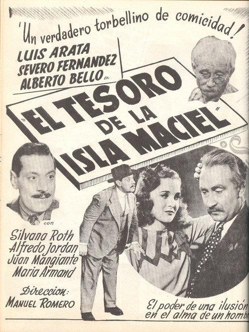 El tesoro de la isla Maciel 1941 official movie poster