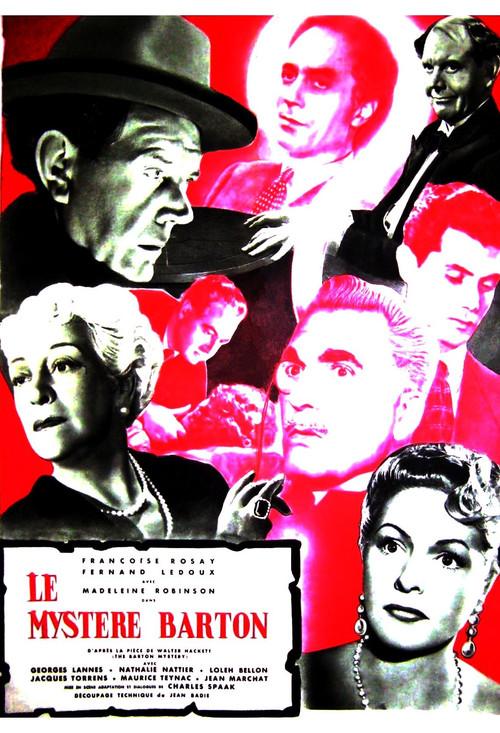 The Barton Mystery 1949 official movie poster