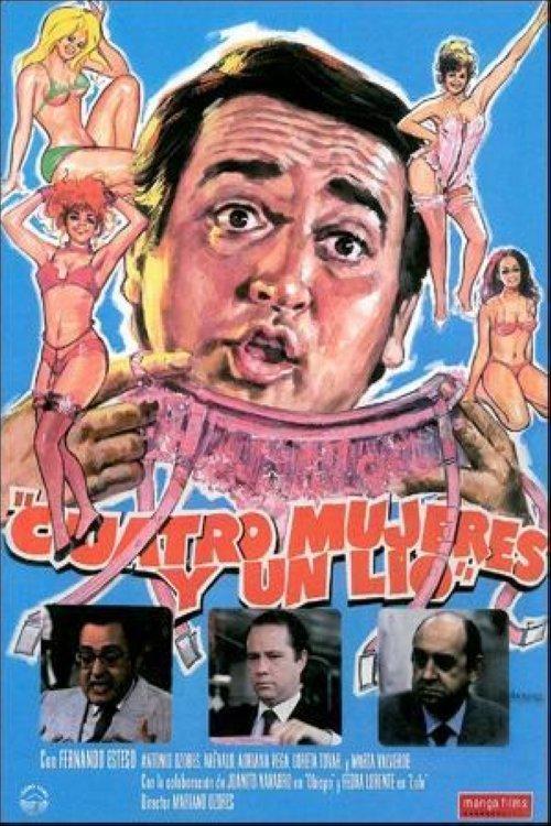 Four Women and a Mess 1985 official movie poster