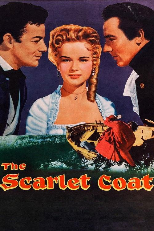 The Scarlet Coat 1955 official movie poster
