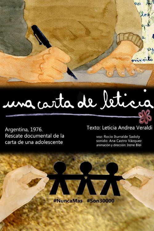 Una carta de Leticia 2017 official movie poster