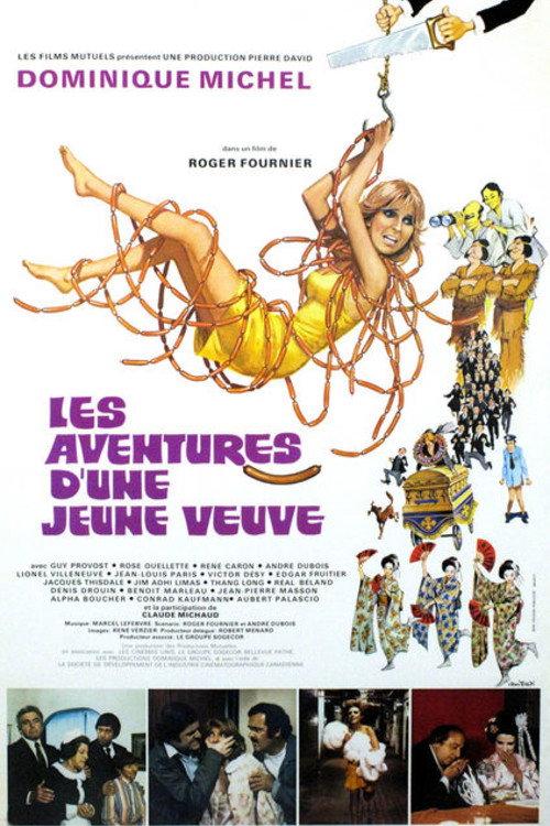 Les aventures d'une jeune veuve 1974 official movie poster