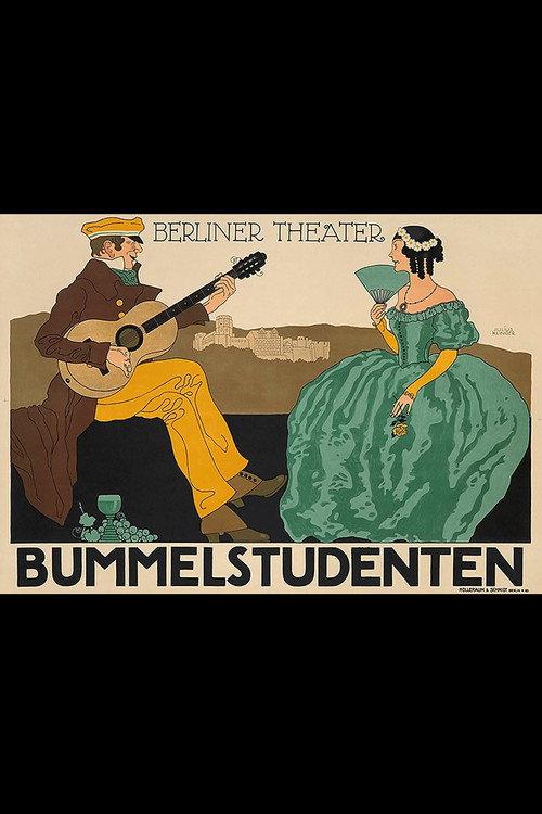 Bummelstudenten 1916 official movie poster
