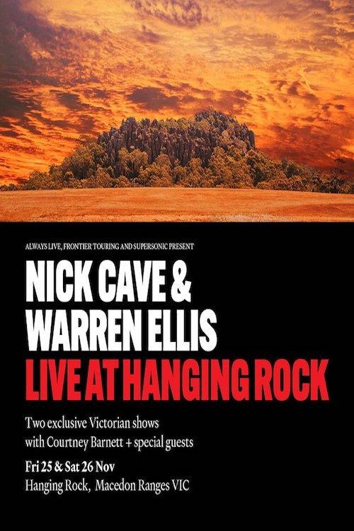 Kingdom in the Sky: Nick Cave & Warren Ellis Live at Hanging Rock 2023 official movie poster