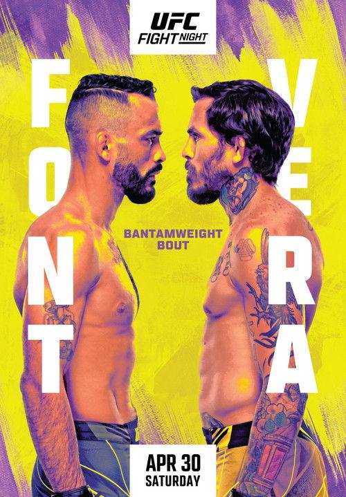 UFC on ESPN 35: Font vs. Vera 2022 official movie poster