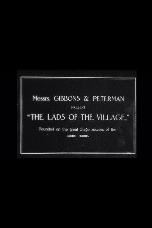 The Lads of the Village 1919 official movie poster