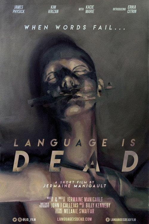 Language is Dead 2017 official movie poster
