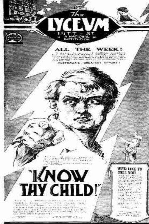 Know Thy Child 1921 official movie poster
