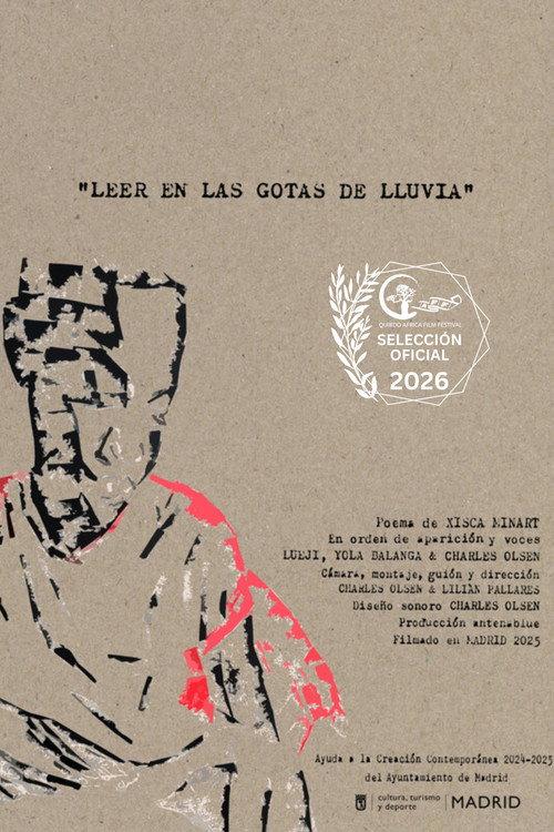 Leer en las gotas de lluvia 2025 official movie poster