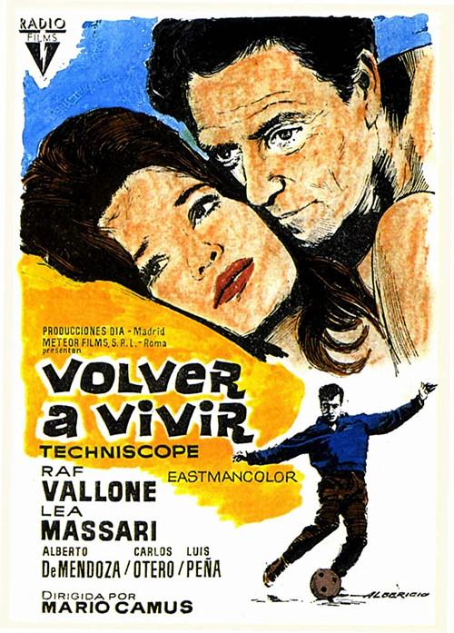 Volver a vivir 1968 official movie poster