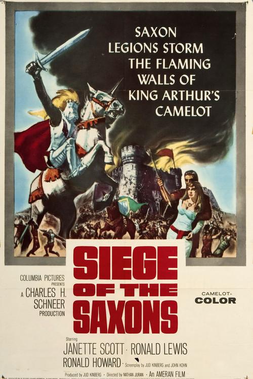 Siege of the Saxons 1963 official movie poster