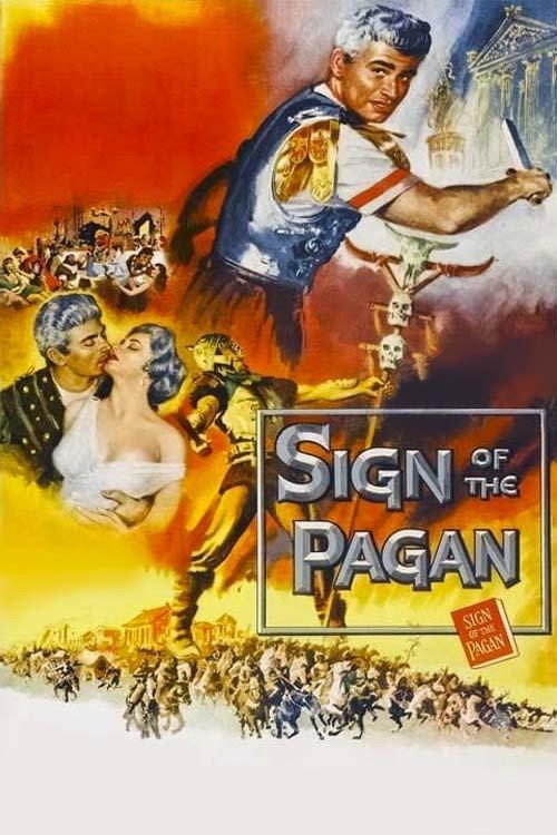 Sign of the Pagan 1954 official movie poster