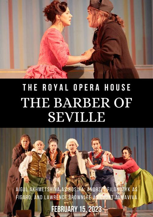 The Royal Opera House: The Barber of Seville 2023 official movie poster