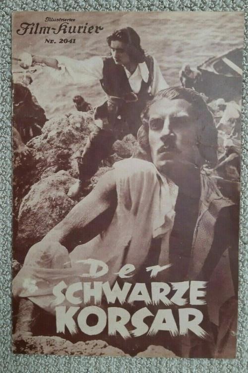 Il corsaro nero 1938 official movie poster