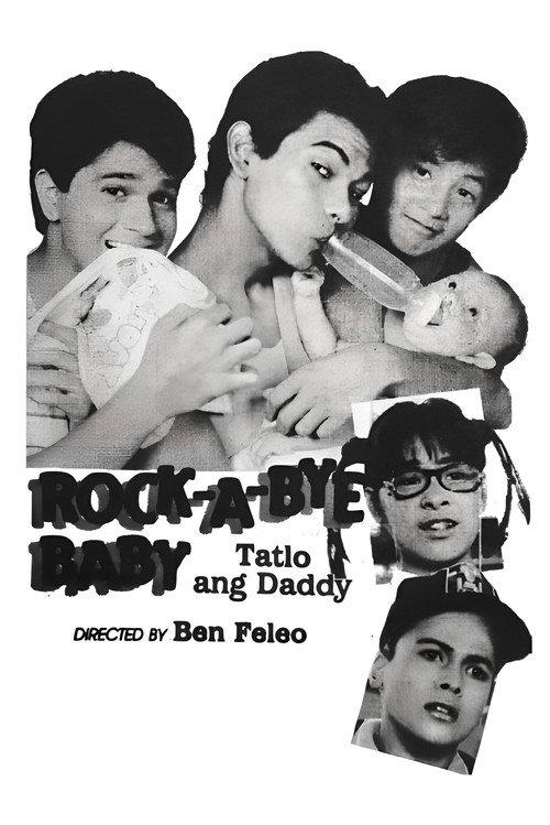 Rock-A-Bye Baby: Tatlo Ang Daddy 1988 official movie poster