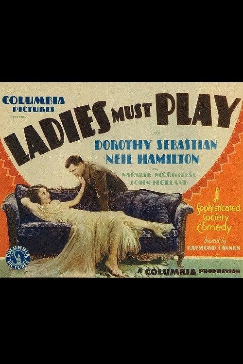 Ladies Must Play 1930 official movie poster