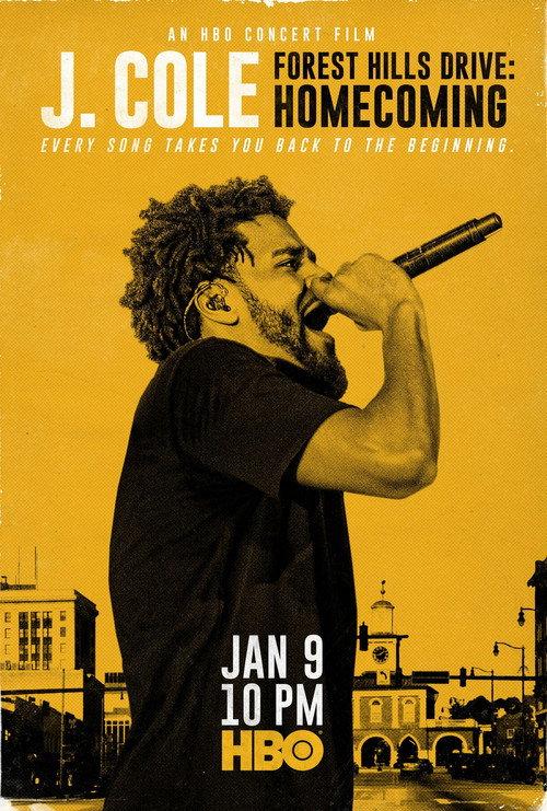 J. Cole Forest Hills Drive: Homecoming 2016 official movie poster