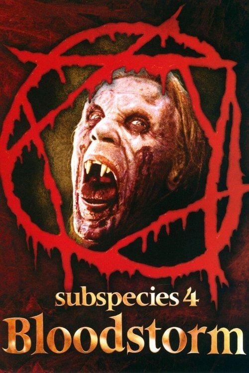 Subspecies 4: Bloodstorm 1998 official movie poster